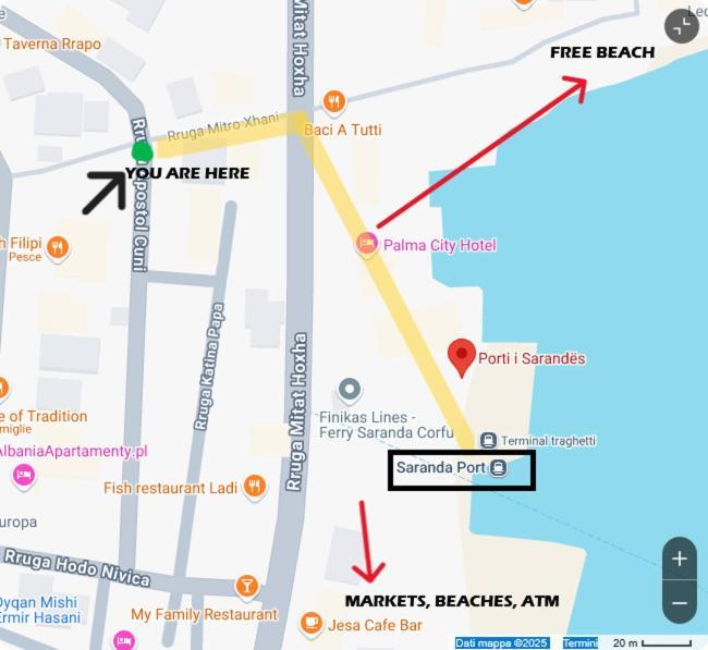 Olti'S Beach House Sarandë Eksteriør bilde